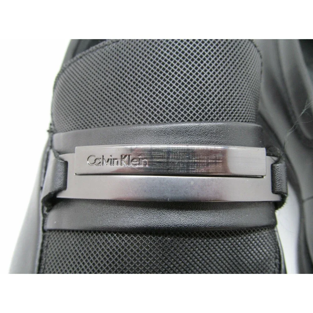 Calvin Klein Ervin Black Horse bit Loafers Size US 8.5 M